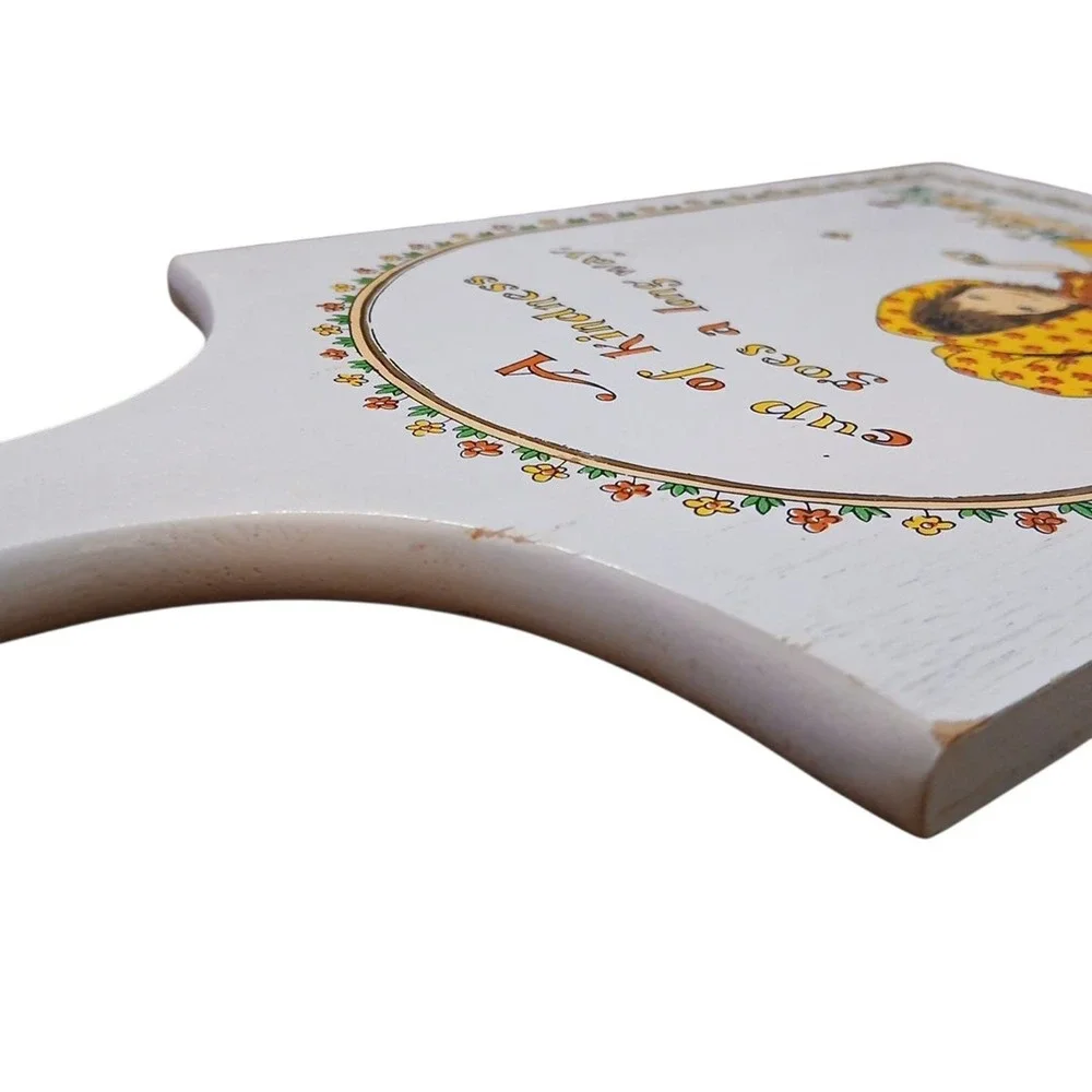 Vtg Enesco‎ Holly Hobbie Cutting Board 